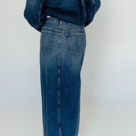 Agolde Lief Skirt in Swing - Picture 3 of 5